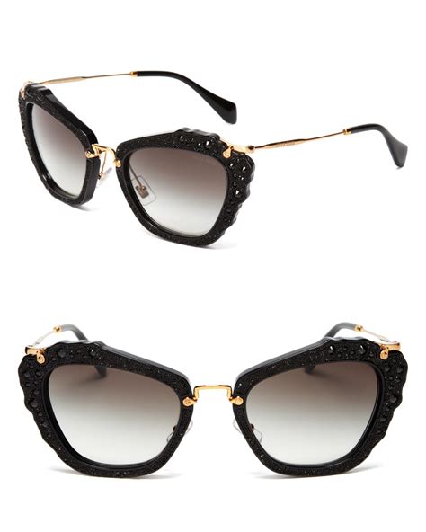 miu miu cateye glasses